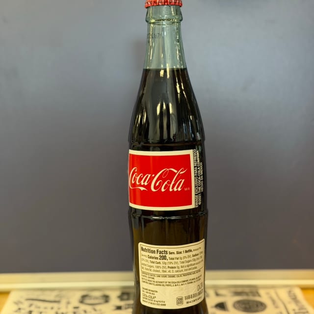 Mexican Coca Cola.
