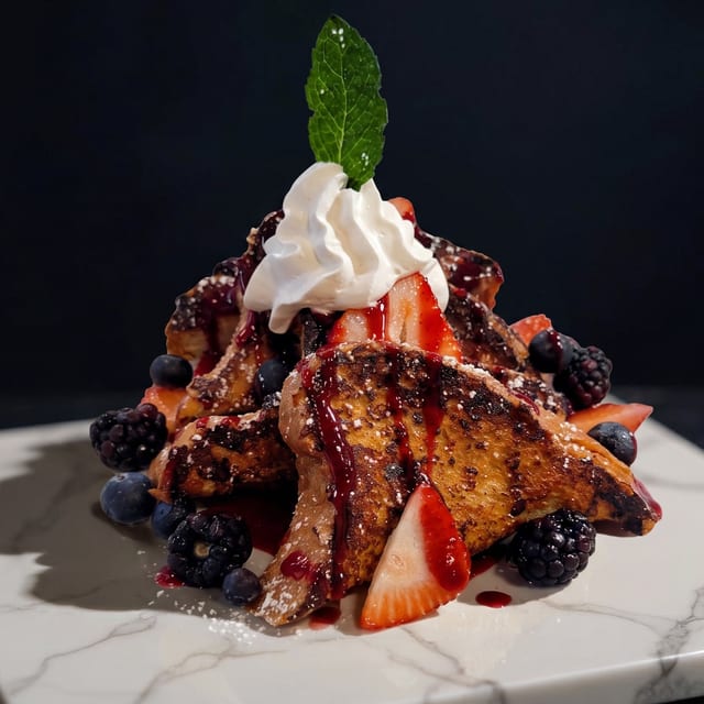French Toast with Berries.