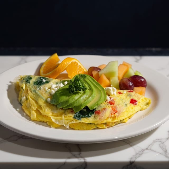 Veggie Omelet.